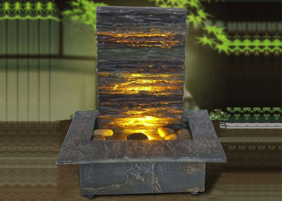 Polyresin Slate Small Indoor Fountains And Waterfalls supplier