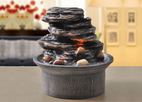 6 Inch Polyresin Rockwork Indoor Outdoor Fountains supplier