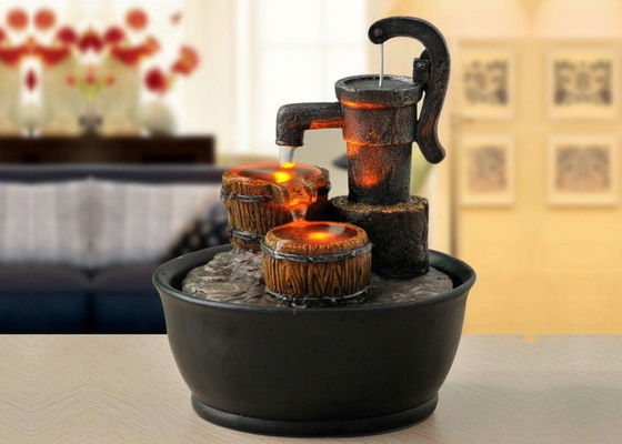 7 Inch Handicraft Indoor Lighted Water Fountains supplier