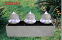 H48CM Marble Effect SAA Sandstone Ball Water Feature supplier
