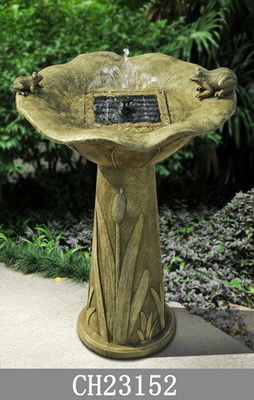 Natual Look H66CM Polyresin Light Up Water Feature supplier