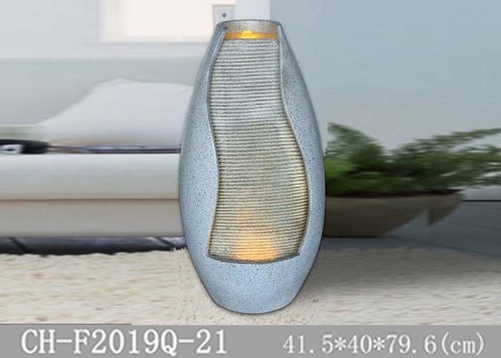Garden Fiberglass Warm Led Water Fountain HandMade Processing supplier