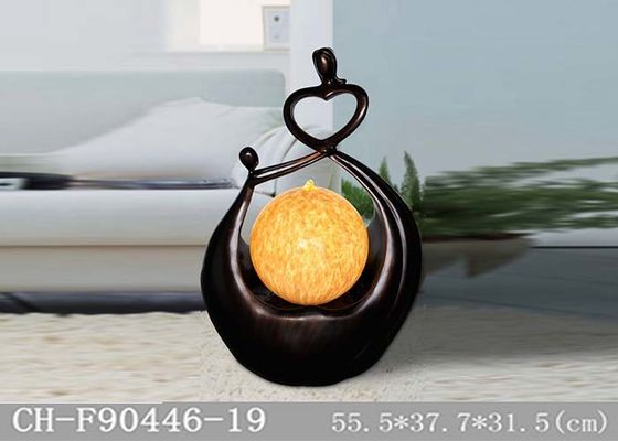 Fiberglass Led Light Indoor Water Fountain With Lighting Ball supplier